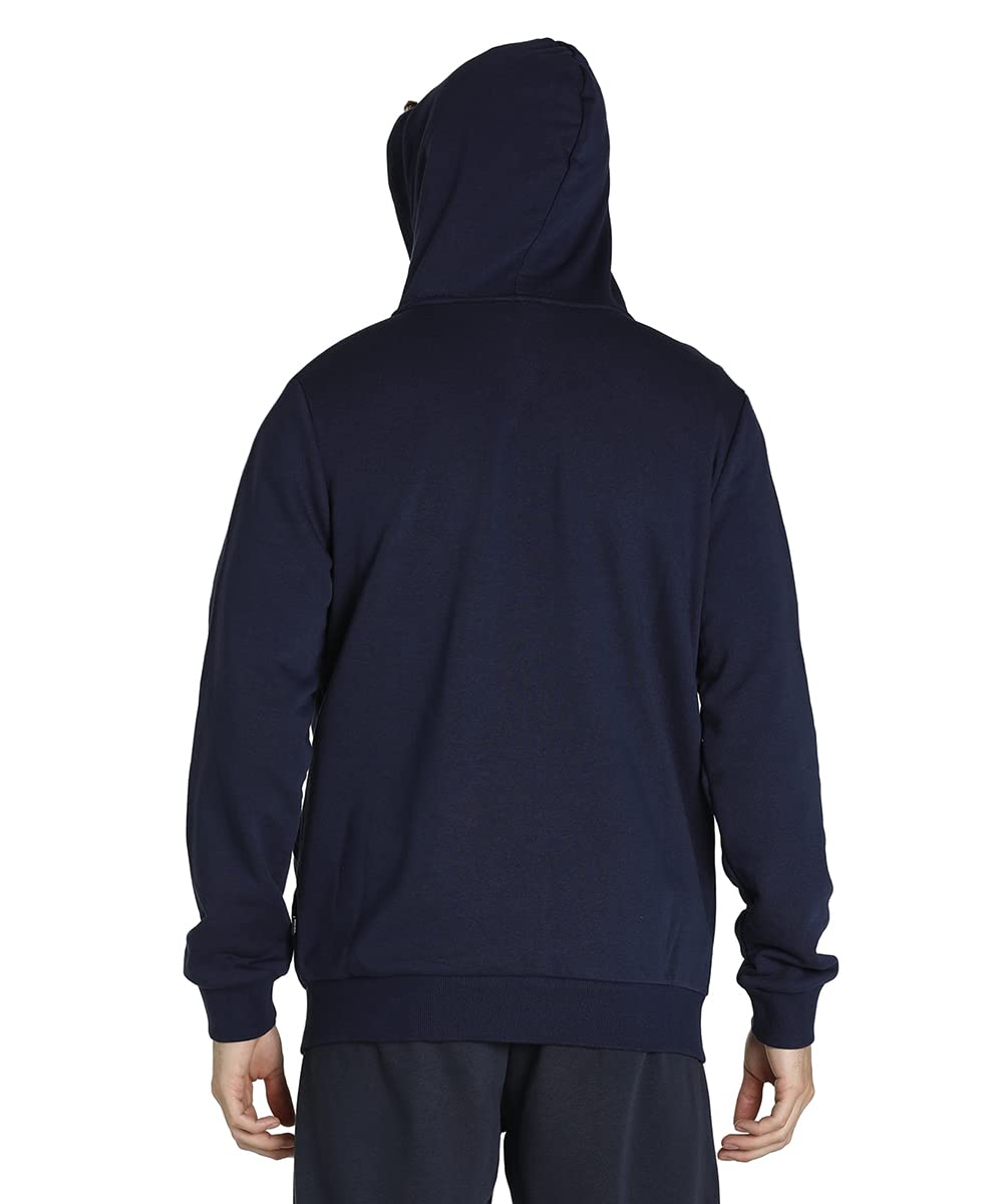 Puma Men's Cotton Standard Length A-Line Coat (58670406_Peacoat_XL)