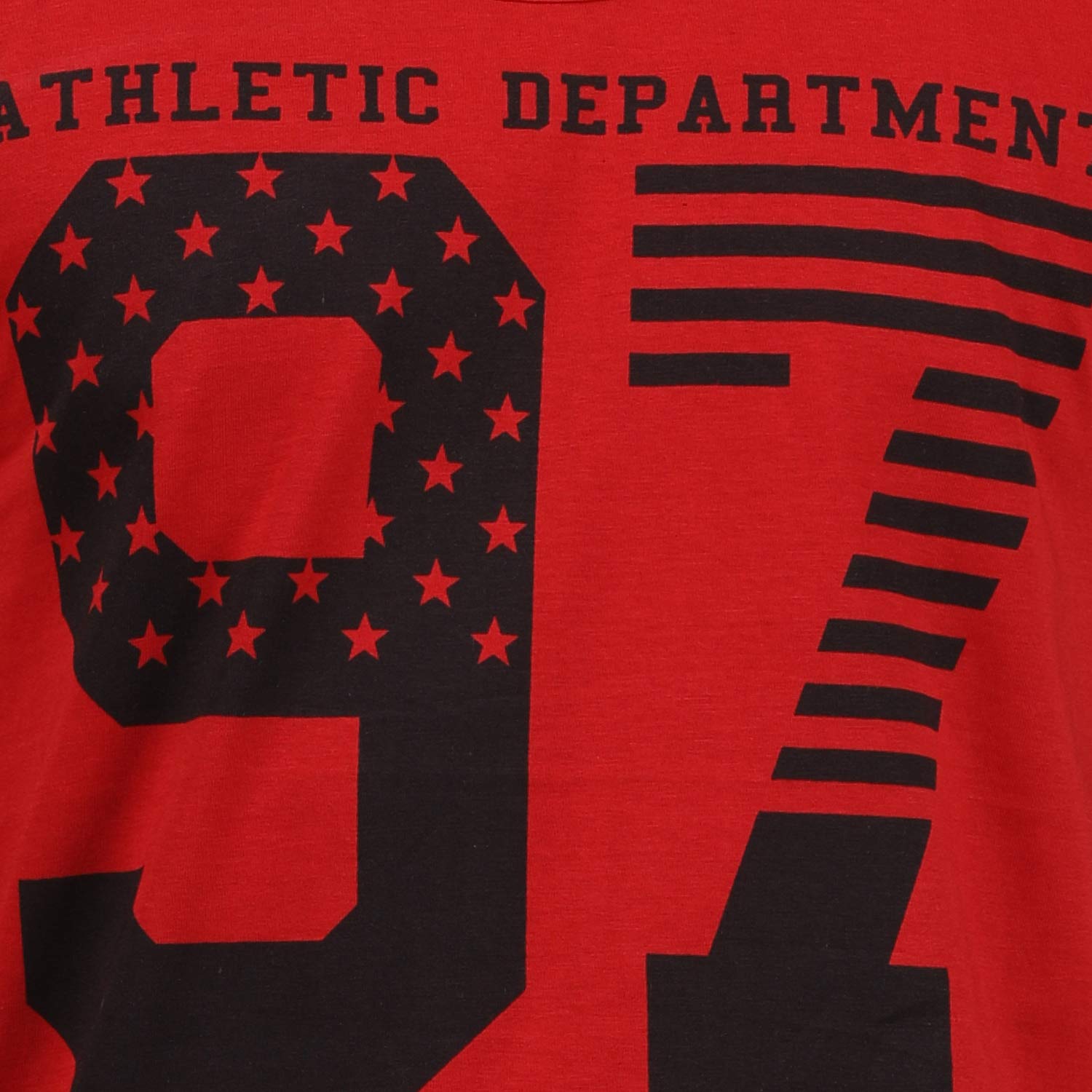 JUGULAR Men's Printed Vest 97 (RED, XX-Large)